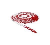CATENA RECINZIONE SEGNALETICA IN PLASTICA COLORE BIANCO E ROSSO AL METRO