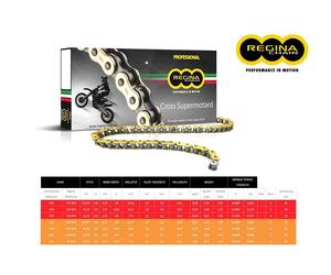 CATENA REGINA PASSO 420 RS 104 MAGLIE CHIUSURA A CLIP