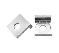 Catena Regolatore 12mm 15mm CNC in alluminio blocco catena tenditore asse tenditore per moto Pit Bike XR50 CRF70 SDG 107 125 Tendicatena per Motosega(12MM silvery)