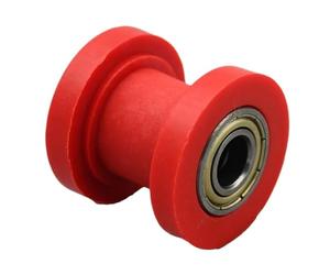 Catena Regolatore Adatto per Adatto per Kawasaki Adatto per Suzuki Adatto per Honda Adatto per Yamaha Rullo tenditore catena di regolazione Tendicatena per Motosega(10mm Red Guide)