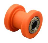 Catena Regolatore Adatto per KT&M Adatto per Kawasaki Adatto per Suzuki Adatto per Honda Adatto per Yamaha Rullo tenditore catena di regolazione Tendicatena(10mm Orange Guide)