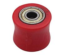 Catena Regolatore Catena di trasmissione Rullo Puleggia Ruota Tenditore Cursore Guida Ruota Per Pit Dirt Street Bike Adatta Per CRF YZF KLX RMZ Tendicatena(Red for M8)