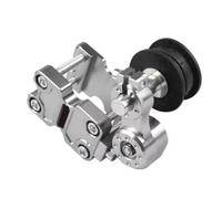 Catena Regolatore tendicatena posteriore Guida cursore a rullo guida molla tendicatena Per Accessori puleggia ruota regolazione(Silver)