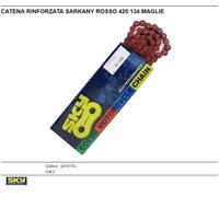 CATENA RINFORZATA SARKANY ROSSO 420 134 MAGLIE 241017A