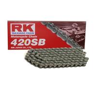 Catena RK 420SB Con 86 Maglie Nera Per Moto Ricambi Ciclomotore Accessori