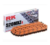 Catena Rk Fo520mxz4 Con 126 Maglie Arancione Per Moto Ricambi Ciclomotore