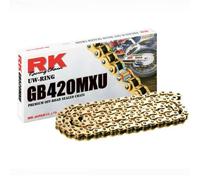 Catena RK gb420mxu Con 132 Oro per Moto Ricambi Ciclomotore