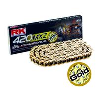 Catena RK gb420mxz Con 118 Oro per Moto Ricambi Ciclomotore