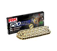 Catena RK gb520mxu Con 116 Oro per Moto Ricambi Ciclomotore