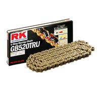 Catena RK GB520TRU Con 112 Maglie Oro Per Moto Ricambi Ciclomotore