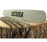 Catena SECURA 4x + barra di guida 40cm 325 1,6 mm 67 maglie motrici compatibili con motoseghe Stihl MS271 MS280 MS290
