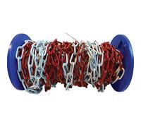 Catena Segnaletica Aref Acciaio Verniciato Bianco Rosso D.mm 5 30 m