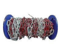 CATENA SEGNALETICA BIANCO/ROSSO AREF ACCIAIO VERNICIATO D.MM 5 MT.30 PZ 1