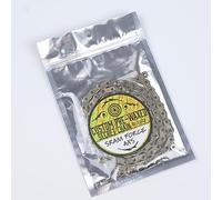 Catena SILCA pulita e cerata ad ultrasuoni compatibile con catena SRAM 12 velocità (SRAM AXS Flat Top) - Catena per bicicletta a risparmio energetico con cera Super Secret, 116L