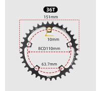 Catena singola elegante e funzionale progettata specificamente per la bici