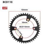 Catena singola in lega di alluminio lavorata CNC ideale per uso ciclistico compe