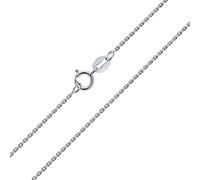 Bling Jewelry Catena Sottile In Argento Sterling .925 Con Taglio A Diamante Tipo Cubano Di 1,5 MM Per Donne Adolescenti - Lunghezza Di 16 Pollici Senza Nichel