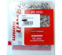 Catena SRAM 10 Velocità PC 1031 Nuova In Acciaio Grigio