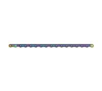 Catena Sram Red E1 Flattop 126 maglie,12/13 vel, PowerLock, rainbow
