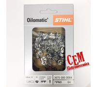 Catena stihl 64 maglie da 1,1 - 1/4" P per potatore HT 56 con barra 30 cm
