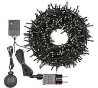 Catena TLE-SPK 600 LED BIANCO CALDO 5mm con Speaker Musica Bluetooth Controller 8G Trasformatore Esterno Cavo Verde 4+30,5m