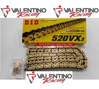 CATENA TRASMISSIONE DID 520 VX3 X RING ORO HONDA NC 700 750 D X S INTEGRA 124