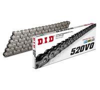 CATENA TRASMISSIONE DID 520V-108 (108 MAGLIE) O-RING (APERTO + CLIP)