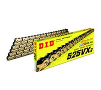 CATENA TRASMISSIONE DID 525VX3 GOLD&BLACK 124 MAGLIE