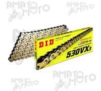 CATENA TRASMISSIONE DID 530VX3 120MAGLIE ORO TRIUMPH SPEED TRIPLE 1050 2005-10