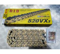 Catena Trasmissione DID X-Ring 520 VX3 oro 108 maglie KLE 500