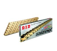 ✅ CATENA TRASMISSIONE DID ZVMX PASSO 520 102 maglie X-ring SERIE ORO GOLD