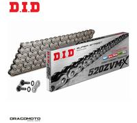 Catena trasmissione Moto DID 520ZVMX 110 maglie passo 520 X-RING Rivetto