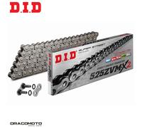 Catena trasmissione Moto DID 525ZVMX2 120 maglie passo 525 X-RING Rivetto