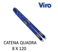 CATENA VIRO CM.120 A SEZIONE QUADRA DA MM.8 CON STOFFA - Ferrero Ferramenta