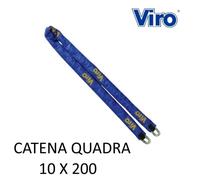 CATENA VIRO CM.200 A SEZIONE QUADRA DA MM.10 CON STOFFA - Ferrero Ferramenta