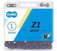 Catena Z1 WIDE 1 maglie, 112 maglie KMC, snap-on, 1/2"x1/8", marrone