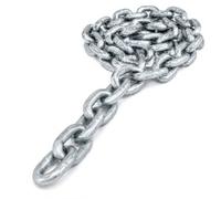 **Catena Zincata Genovese MM 12 Venduta al Mt - Catena in Acciaio Zincato per Ormeggio e Ancoraggio Barca, Alta Resistenza alla Corrosione, Ideale per Nautica, Pontili, Boe e Gavitelli**
