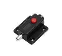 Catenacci for porte, chiavistelli, serrature for finestre, armadietti, armadietti scorrevoli, 2 pezzi(Black)
