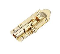 Catenacci per porte, Chiavistello for Porta Scorrevole Con Chiavistello Multicolore Da 3 Pollici, Dimensioni Multiple Con Viti Di Montaggio(Gold,2cm)