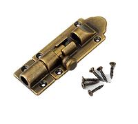 Catenacci per porte, Chiavistello for Porta Scorrevole Con Chiavistello Multicolore Da 3 Pollici, Dimensioni Multiple Con Viti Di Montaggio(Antique Copper,2cm)