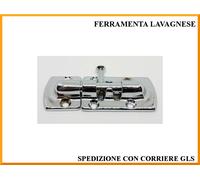 Catenaccio a cannone in ottone cromato mm 80 x 30 BAL 5077 made in Italy