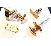 Catenaccio a Cremagliera per Porta Chiusura Sicurezza Otton Lucido E mm.45 VITEL