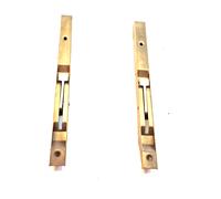 Catenaccio a Leva Frontale OTTONE LUCIDO da Incasso mm15x200 Pz2 RUFFONI E ZOPPI