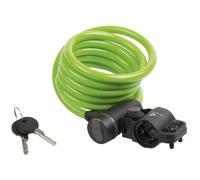 Catenaccio a spirale con supporto a clip, verde, 1,8 m, S 10.18 di M-WAVE