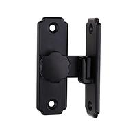 Catenaccio, Chiavistello for porta con chiavistello scorrevole nero Chiusure scorrevoli in metallo piccolo in acciaio inossidabile antico for serrature for porte di armadietti hardware 2 pezzi(Black)