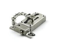 Catenaccio/chiavistello/lucchetto for porta in acciaio inossidabile, fibbia a catena da 18 cm, 1 pezzo