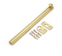 Catenaccio per porta, 1 chiavistello for porta scorrevole interamente in rame - Chiavistello in massiccio da 2-8 pollici | invisibile for della camera letto, porte del fienile, armadi(Gold,8in)