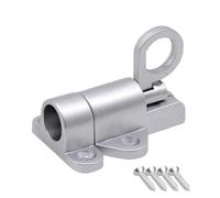 catenaccio porta Serratura automatica con chiavistello for porta anello di sicurezza for cancello for finestra in lega alluminio(Silver)