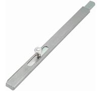 Catenaccio Verticale Zincato Combi Arialdo 250 mm - Chiusura di Sicurezza per Cancelli, Porte, Portoni e Serramenti - Disponibile Larghezza 19,5 mm, 20 mm e 30 mm (20mm)