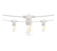 Catenaria da 10m IP65 con 10 Portalampada E27 Bianco